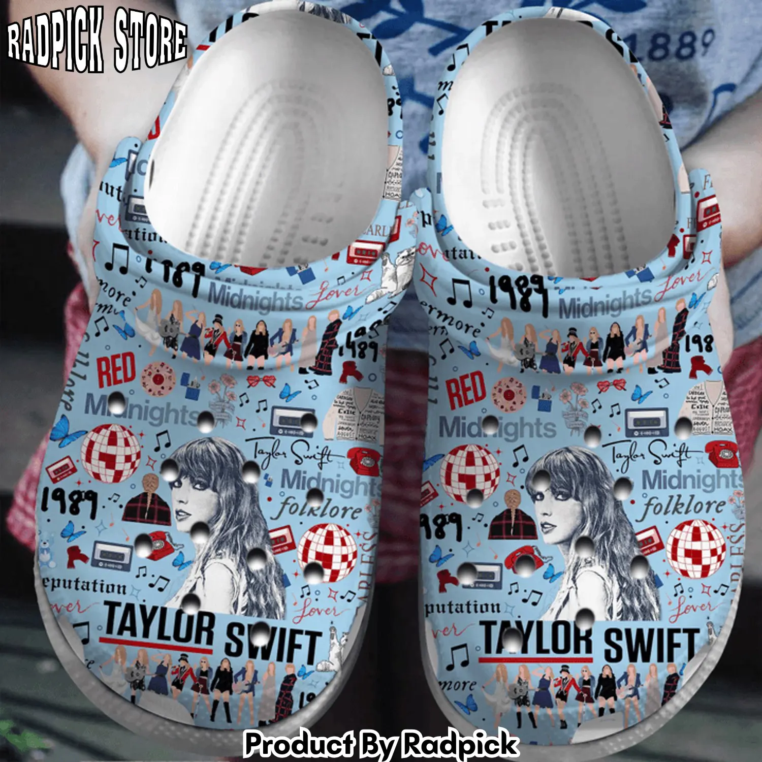 Radpick taylor swift crocss comfortable clogs shoes crocband 1 rp652939